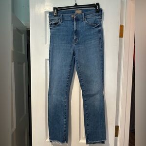 Mother jeans- insider crop step fray | size 27